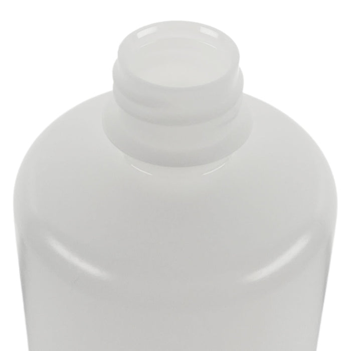 Eisco - Pack of 12, 500mL Narrow Mouth HDPE Translucent Reagent Bottles with Polypropylene Caps, Non-Sterile, Leak-Proof, Chemical Resistant, -100 to 120°C Temperature Range, Laboratory Storage and Transport