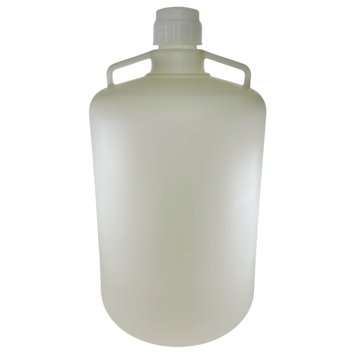 Eisco - 50L HDPE Carboy, Silicone-Lined Polypropylene Cap, Leakproof Tested, Non-Sterile, -100 to 120°C Temperature Range, FDA Compliant, Laboratory and Scientific Liquid Storage Container