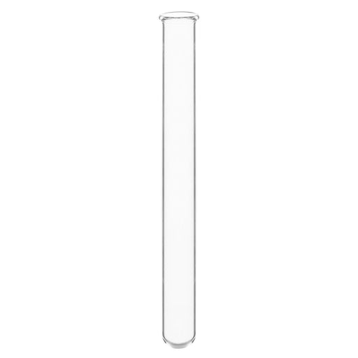 Eisco Labs 10mL Heavy Wall Test Tubes with Beaded Rim - Pack of 100 - Borosilicate Glass, Durable Lab Glassware for Scientific Research and Experiments