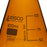 Eisco Labs - 100 mL Amber Erlenmeyer Flask with Graduated Markings at 50 mL, 75 mL, 100 mL, Borosilicate Glass for Light-Sensitive Solutions, Narrow Neck for Mixing, Storage, Heating, and Lab Use