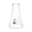 Erlenmeyer Flask, 500ml - Borosilicate Glass - Wide Neck, Conical Shape - White Graduations - Eisco Labs