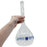 Eisco Labs - 1000mL Class A Volumetric Flask, 24/29 Socket, Hexagonal Hollow Stopper, Borosilicate Glass, ISO 1042 Certified, Blue Printing - Laboratory Flask for Accurate Solution Preparation, Chemical Analysis, and Titration