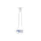 Eisco Volumetric Flask, 20mL - Class A - Borosilicate Glass, Polyethylene Stopper, 10/19 Socket - QR Code Marking for Calibration Certificate