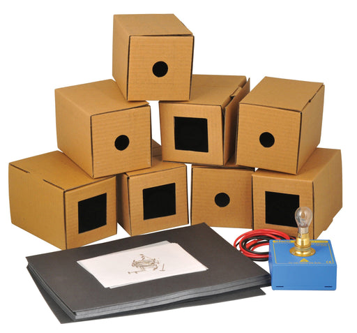 Pinhole Camera Demonstration Kit, 8 Boxes - Show the Principles of a Pinhole Camera - Eisco Labs