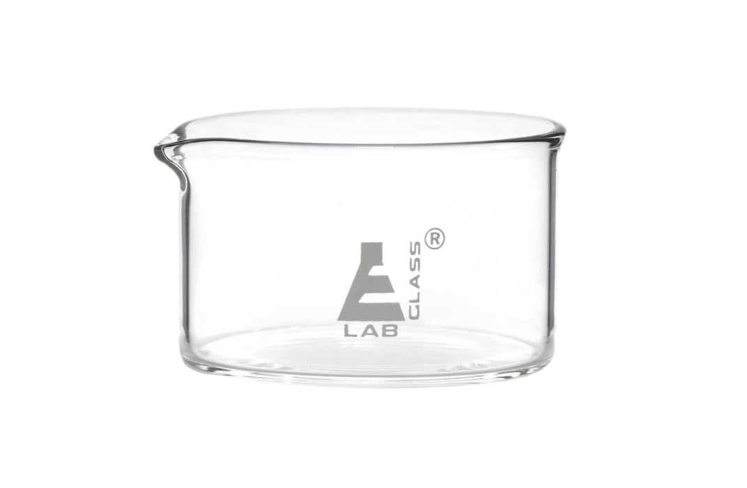 Crystallizing Dish, 40ml - Flat Bottom - Borosilicate Glass - Eisco Labs