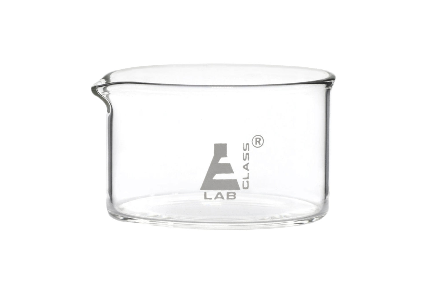 Crystallizing Dish, 40ml - Flat Bottom - Borosilicate Glass - Eisco Labs