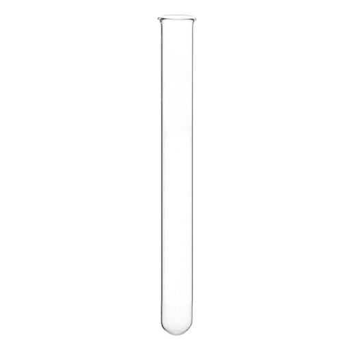 Eisco Labs 5mL Heavy Wall Test Tubes with Beaded Rim - Pack of 100 - Borosilicate Glass, Durable Lab Glassware for Scientific Research and Experiments