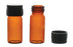 Test Tubes - Flat Bottom - Amber - Capacity 20ML Length 72mm, OD 25mm