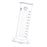 Eisco Labs - Measuring Cylinder, 1000mL - Class A - Squat Form, ISO 4788 Certified, Graduated Glass Cylinder for Laboratory Use, Precise Liquid Measurement, Scientific Glassware for Chemistry and Research Labs