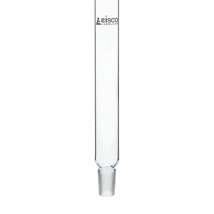 Eisco Labs - Air Condenser, Boro Glass, 20cm Length, Socket Size 19/26 & Cone Size 19/26, Laboratory Glassware for Distillation, Chemistry, Scientific Experiments, Glass Condenser with Ground Joint Fittings