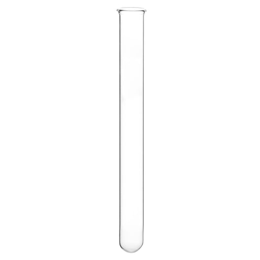 Eisco Labs 8mL Heavy Wall Test Tubes with Beaded Rim - Pack of 100 - Borosilicate Glass, Durable Lab Glassware for Scientific Research and Experiments