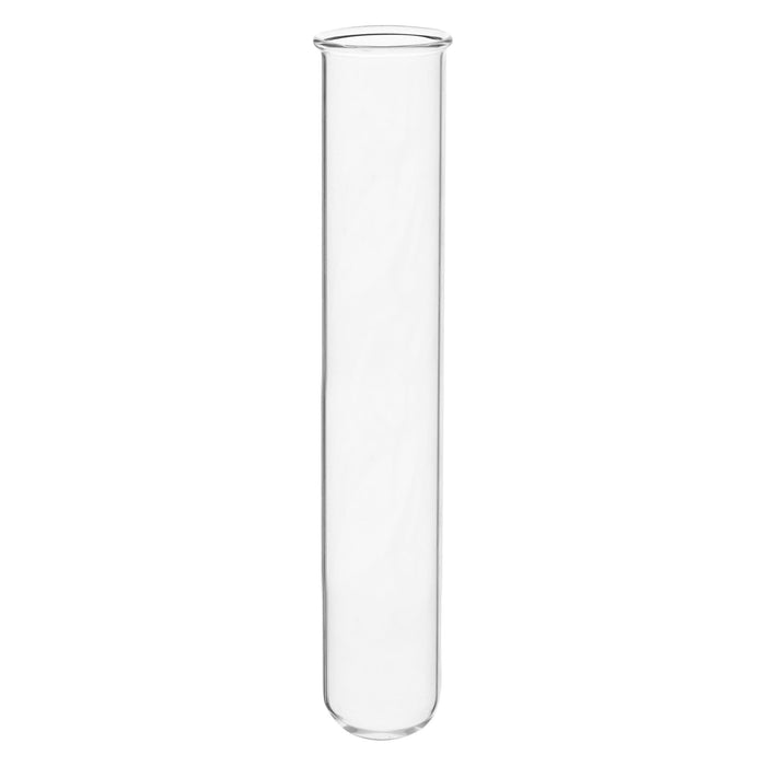 Eisco Labs 50mL Heavy Wall Test Tubes with Beaded Rim - Pack of 50 - Borosilicate Glass, Durable Lab Glassware for Scientific Research and Experiments