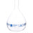 Eisco Volumetric Flask, 2000mL - Class A - Borosilicate Glass, Polyethylene Stopper, 29/32 Socket - QR Code Marking for Calibration Certificate
