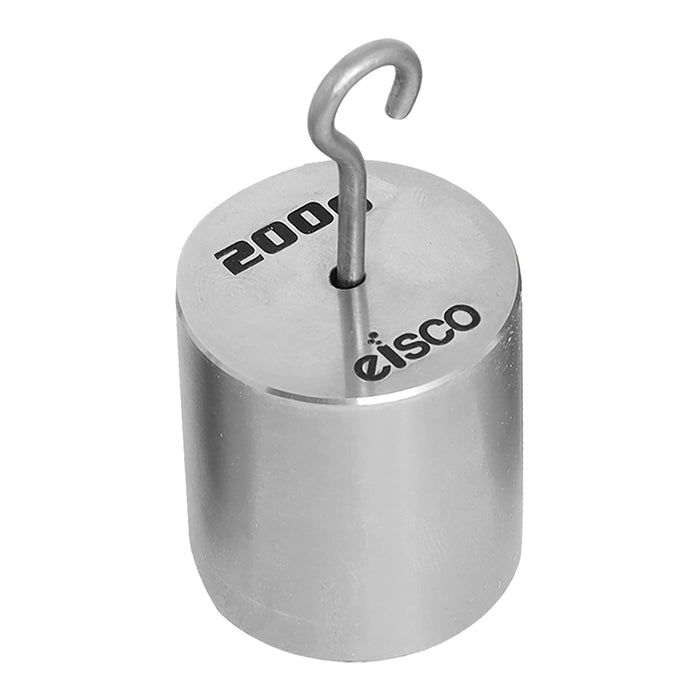 Double Hooked Weight Stainless Steel 200 grams (0.44 Lbs.) Eisco Labs