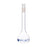 Eisco Labs - 100mL Class A Volumetric Flask, 14/23 Socket, Hexagonal Hollow Stopper, Borosilicate Glass, Blue Printing, ISO 1042 Certified, Precise Solution Preparation, Analytical Chemistry, Laboratory Use