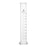 Eisco Labs - Graduated Measuring Cylinder, 1000mL Capacity, Class B, Borosilicate Glass with Round Base and Spout, White Graduations - Scientific Labware for Chemistry, Research, and Educational Use