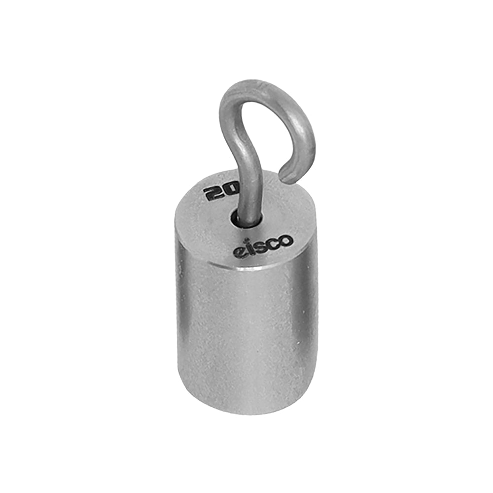 20g Hooked Weight Spare - Stainless Steel - Eisco Labs