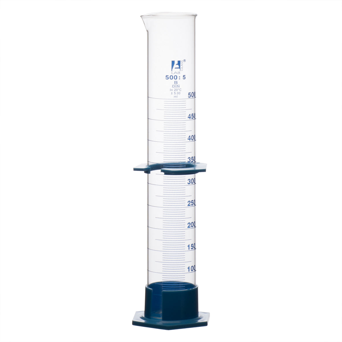 (Discontinued) Measuring Cylinder, 500ml - Class B Tolerance 