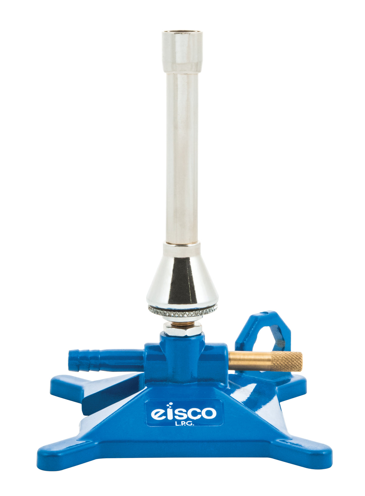 Eisco Labs Premium Bunsen Burner with Flame Stabilizer and GAS Adjust