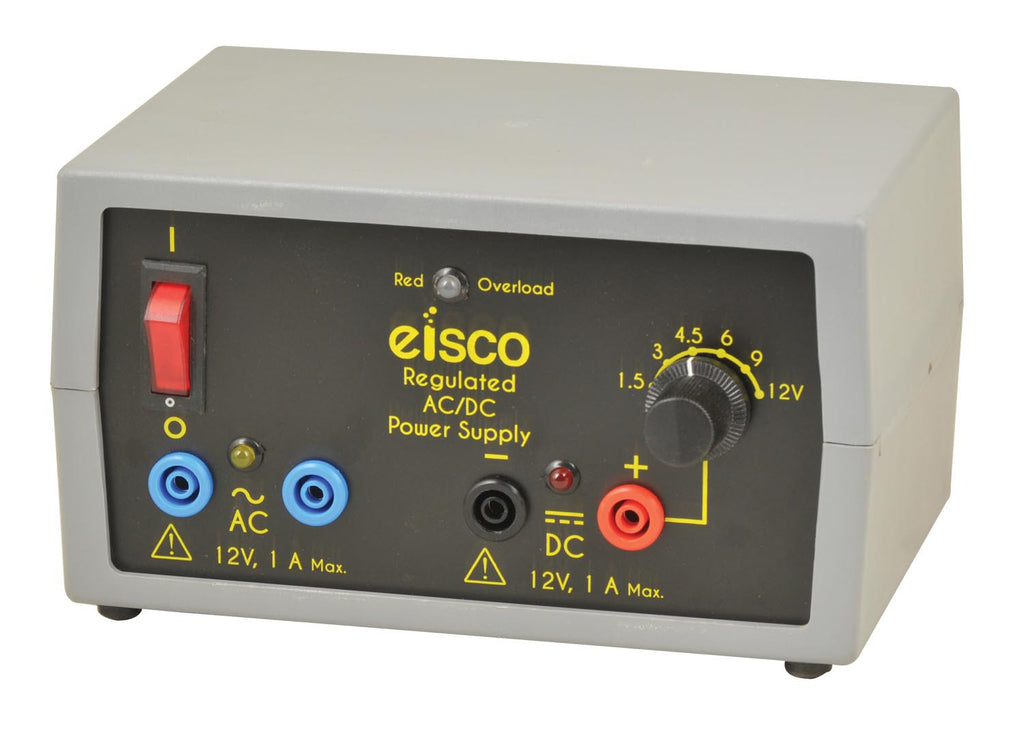 EISCO Power Supply - Regulated AC/DC 12V - 1A — Eisco Labs