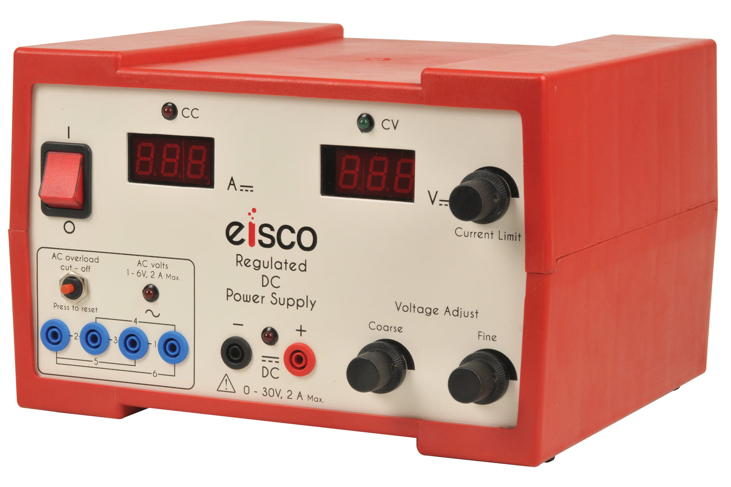 Power Supplies Regulated DC 0-30V / 2 Amp. — Eisco Labs