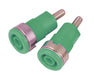 Socket for Banana Plugs - 4 mm, Green