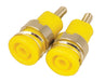 Socket for Banana Plugs - 4 mm, Yellow