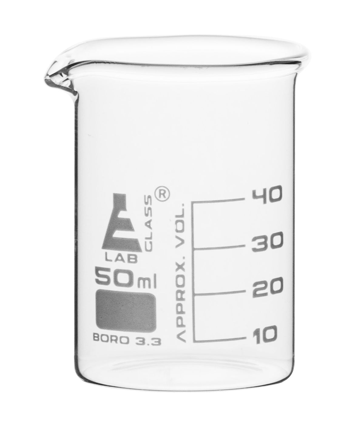 Beaker, 5ml - Low Form - Ungraduated - Borosilicate Glass — Eisco Labs