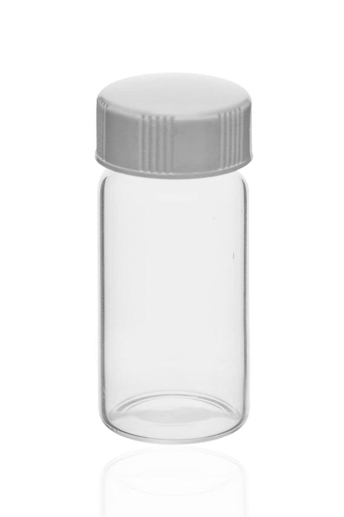 Scintillation Vial, 20ml, HDPE, with Separate White Screw Cap