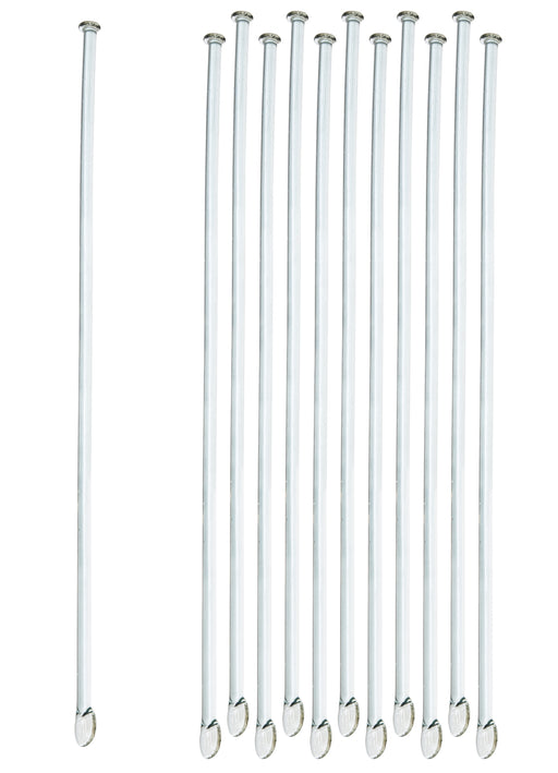 6PCS Glass Stirring Rod Stir Stick with Both Ends Round – labglasswarehouse