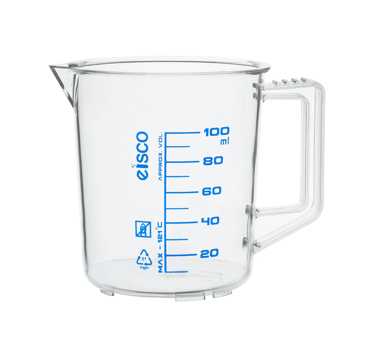 Food Liquid Chemical Measuring Jug Beaker Graduated 100ml Measure