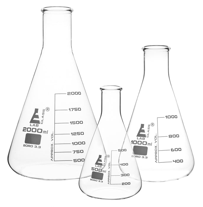 Erlenmeyer Conical Flask Manufacturer and Exporter in India - ESAW