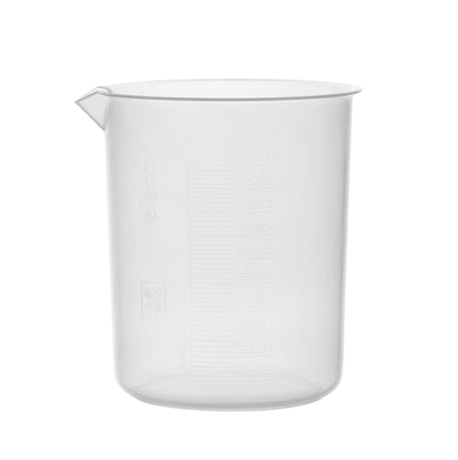 3PK Plastic Beakers, 1000ml - Polypropylene - Raised Graduations