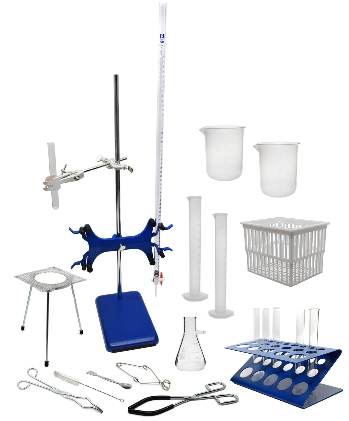 67 Piece Set - Complete Research Grade Lab Starter Kit - Includes Beak —  Eisco Labs