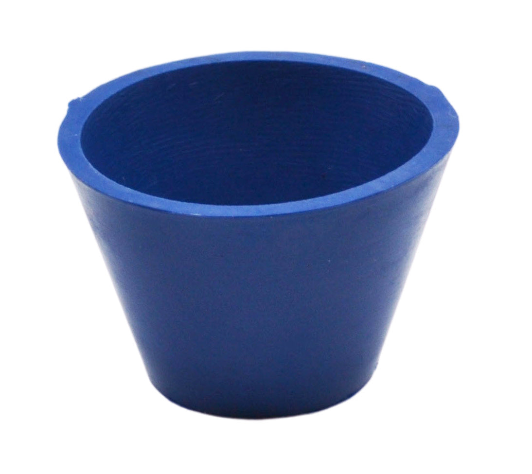 Filter Adapter Tapered Cone, Size 4 - Designed for use with Buchner Funnels - 46mm Top, 28mm Bottom, 30mm Length, 3mm Thickness - Neoprene Rubber - Eisco Labs