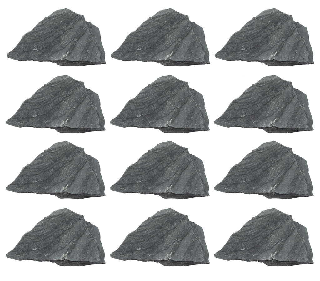 12PK Raw Slate Rock Specimens, 1 - Geologist Selected Samples - Eisco — Eisco  Labs