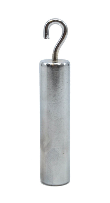 Hooked Steel Cylinder - Brass, Steel, Steel & Copper - 1.5 x 0.5"