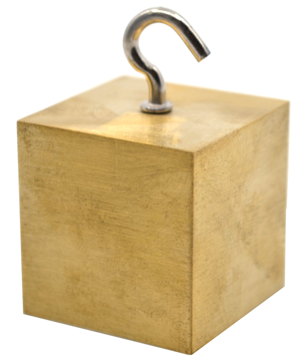 Density Cube Single Brass Block With Hook For Density Investigation — Eisco Labs 0154