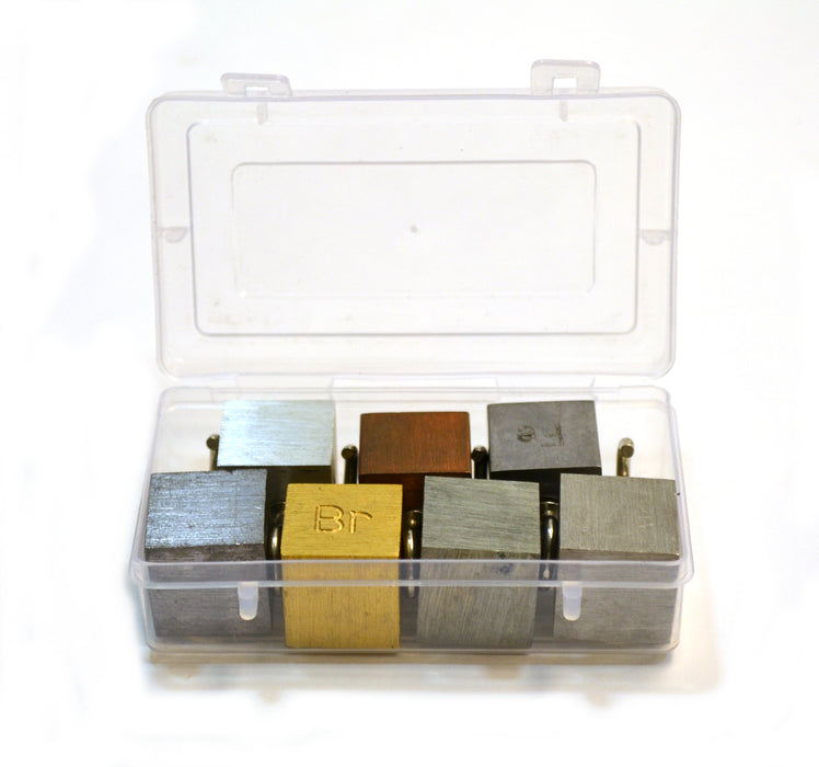 Density Cube, Brass (Br) with Element Stamp - 0.8 Inch (20mm) Sides - For  Density Investigation, Specific Gravity & Specific Heat Activities - Eisco