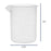 Plastic Beaker, 250ml - Polypropylene - Raised Graduations