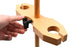 Adjustable Funnel Stand for 2 Funnels, Polished Wood, 1.5" Hole Diameter, 18" Tall - Eisco Labs