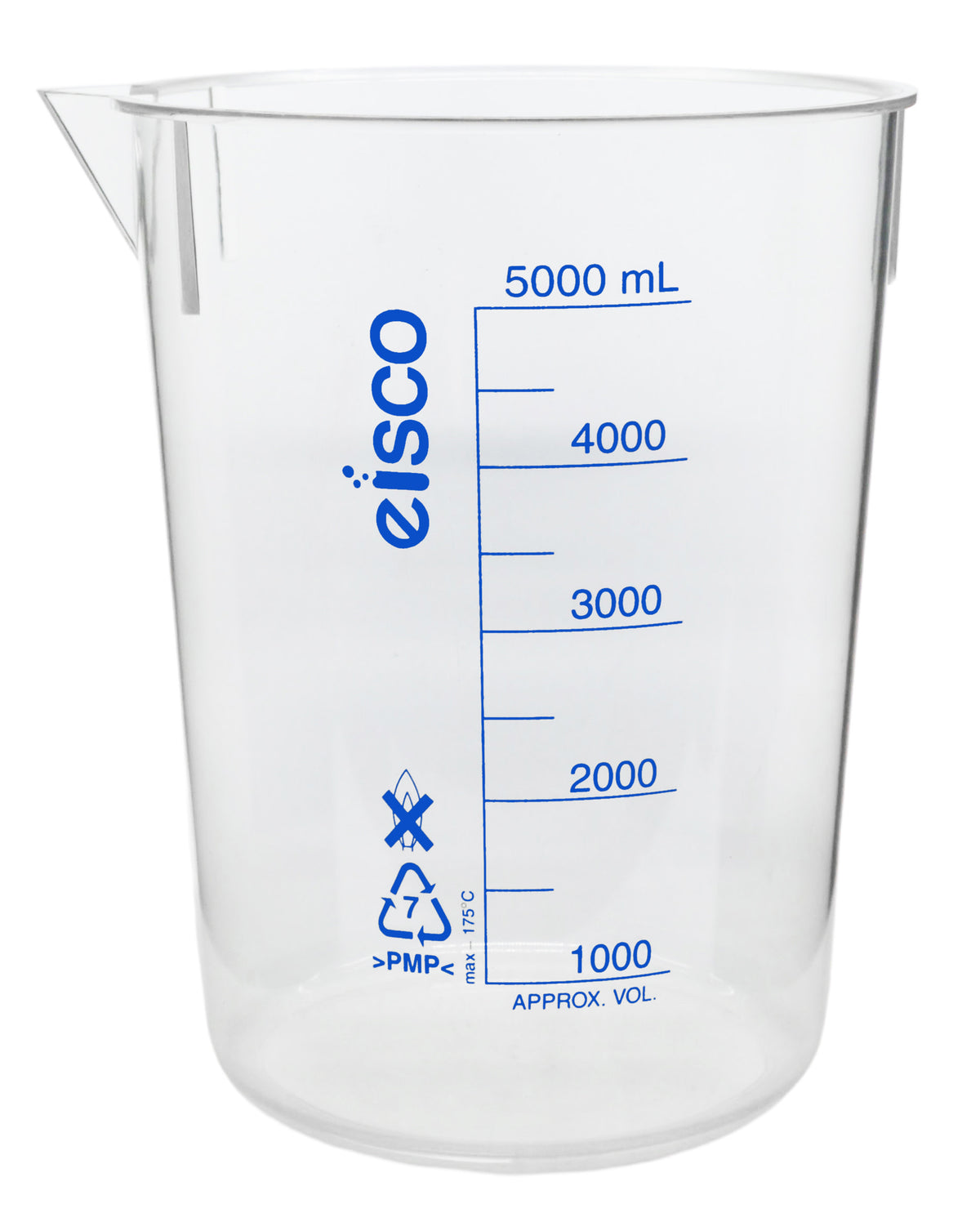 Measuring Jug, 250ml - TPX Plastic - Printed Graduations - Chemical Re —  Eisco Labs