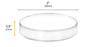 6PK Petri Dishes - 2" Diameter, 0.5" Depth - Polypropylene Plastic