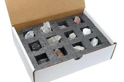 Rock Cycle Kit, 12 Pcs - Metamorphic, Igneous & Sedimentary Rocks