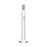 Measuring Cylinder, 10ml - Class A - 10/19 Polypropylene Stopper - Round Base, White Graduations - Borosilicate Glass - Eisco Labs