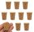 10PK Cork Stoppers, Size #9 - 18mm Bottom, 24mm Top, 29mm Length - Tapered Shape