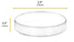 12PK Petri Dishes - 2.9" Diameter, 0.5" Depth - Polypropylene Plastic