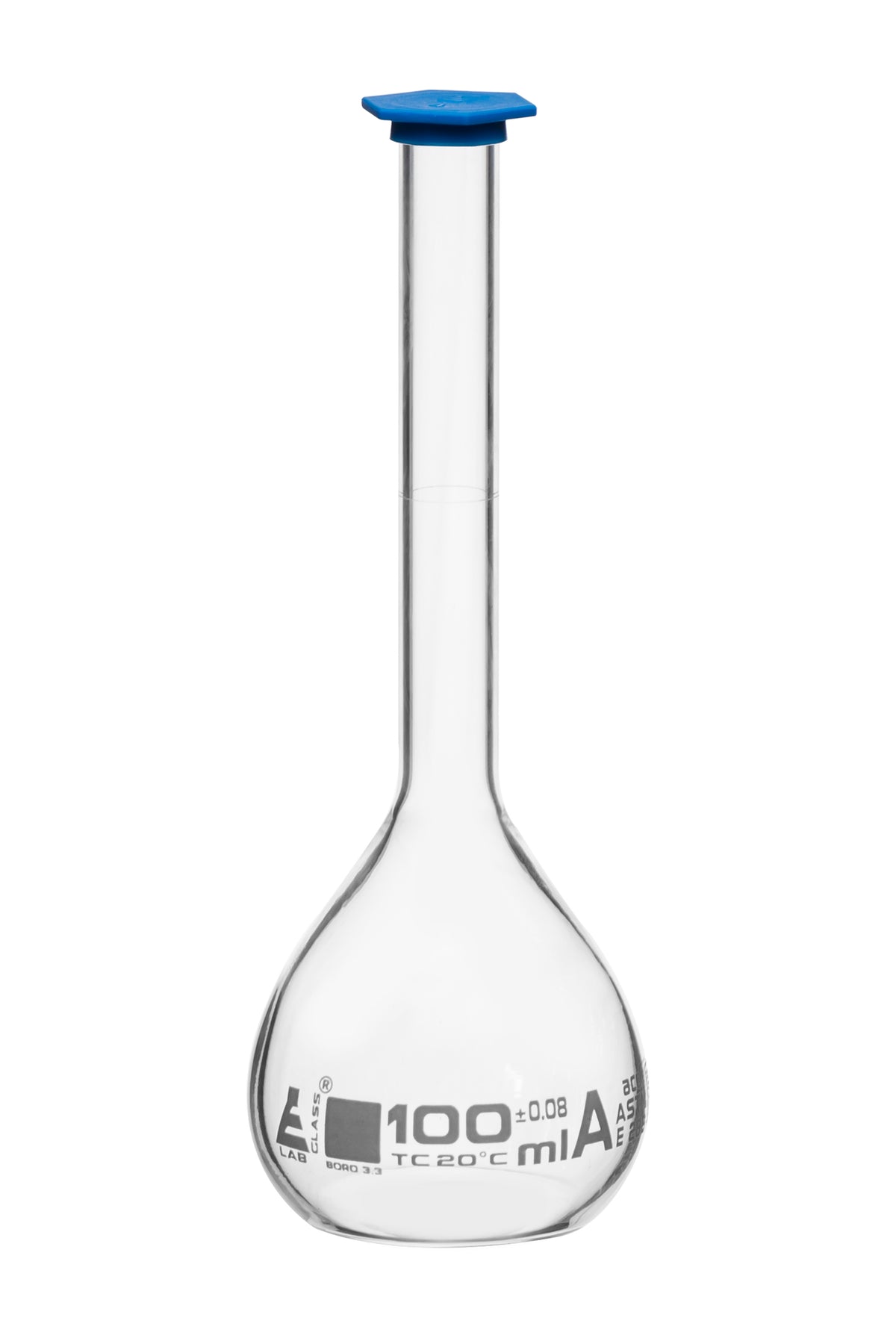 278383  50ml Snap Cap Qorpak Volumetric Flask - Qorpak