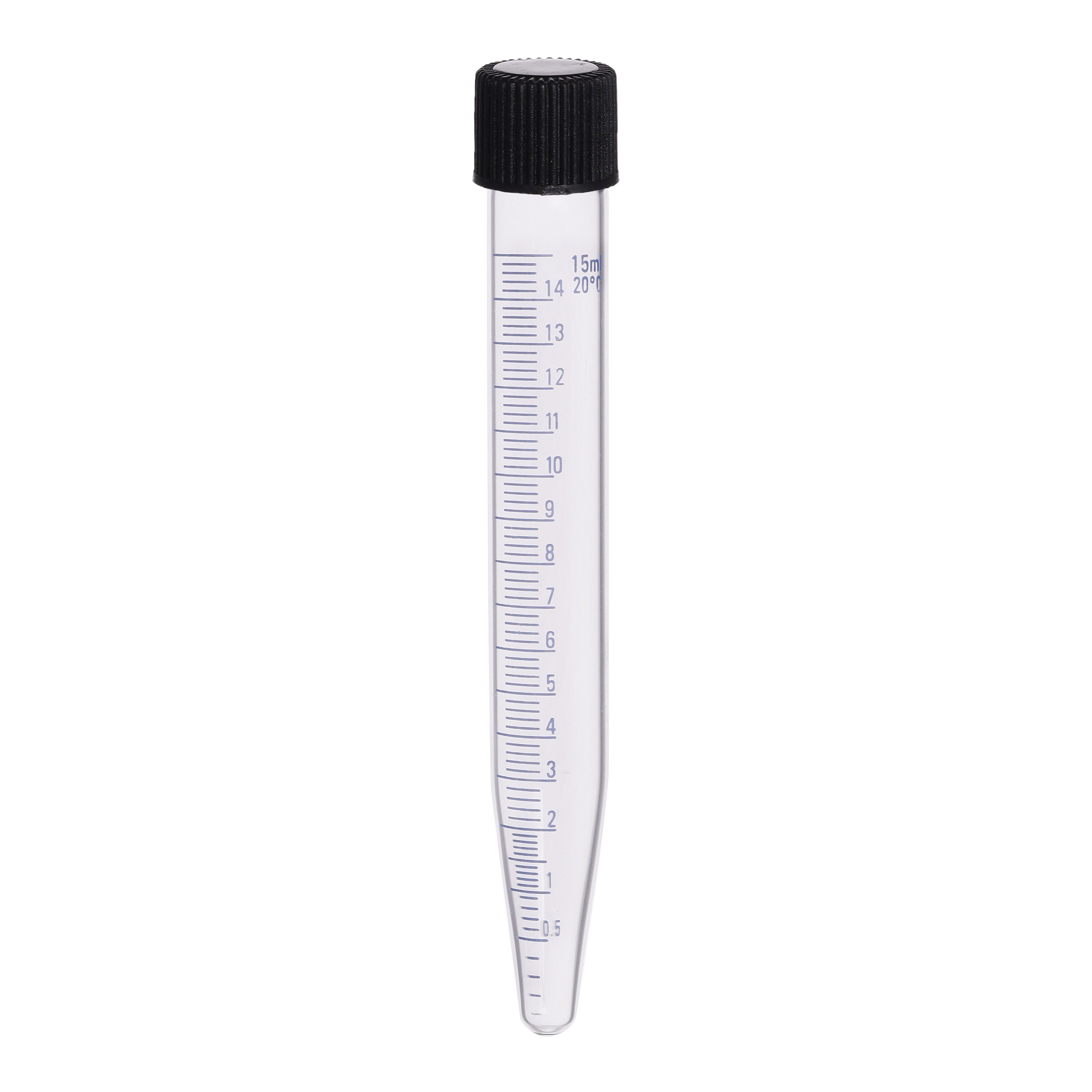 Centrifuge Tube with Screw Cap, 15mL - Conical, 15x120mm - 0.2mL Gradu ...