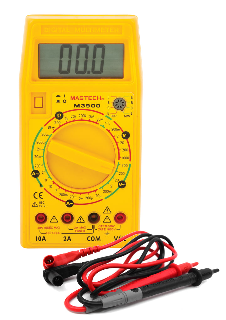 Digital Muiltimeter, Model M-3900 - 200mV - 1000 V ±0.5% ±1Digit